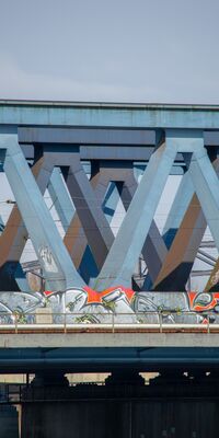 Blick auf die Süderelbbrücke
